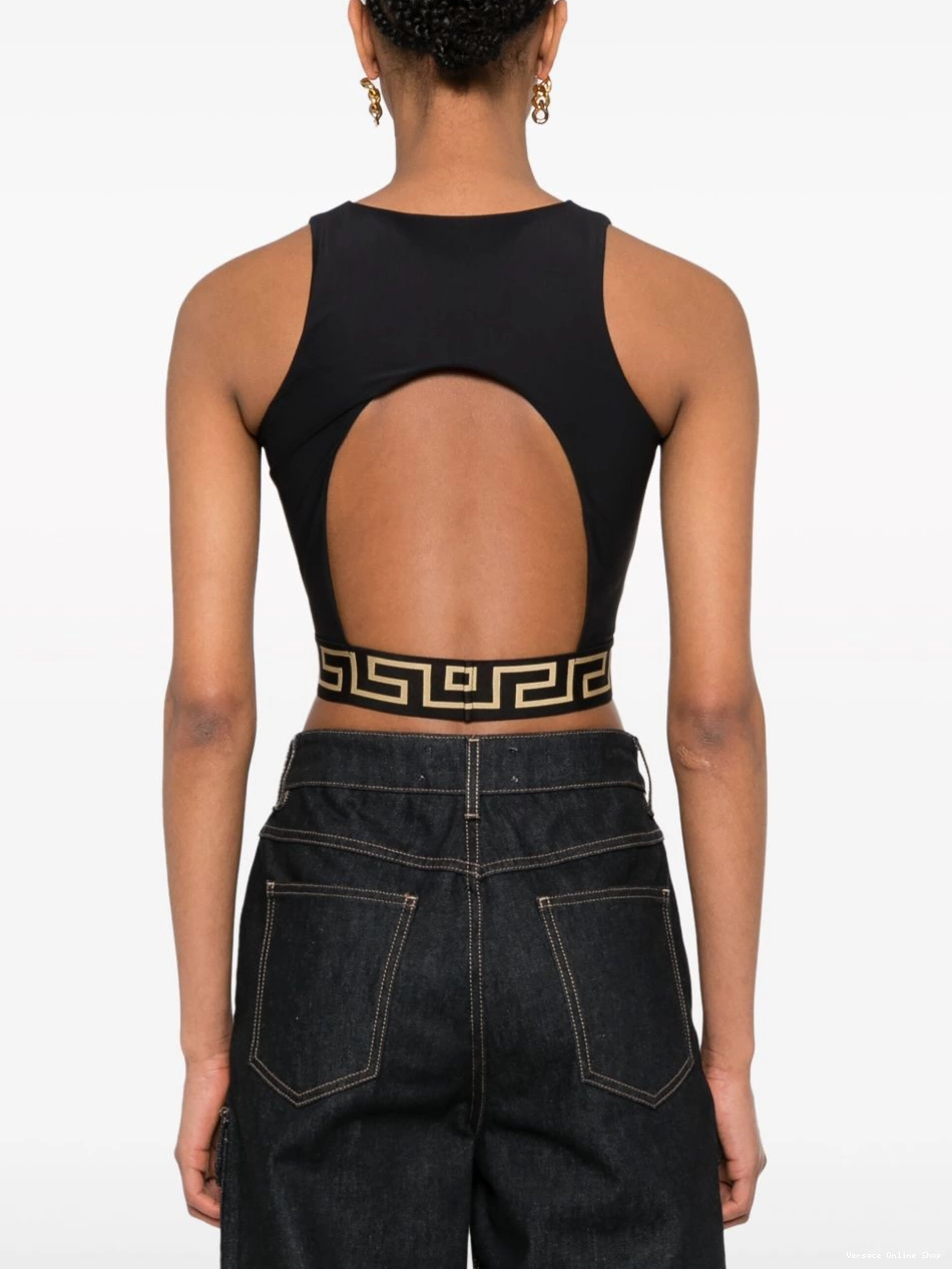 Cheap crop top Versace Greca Women 0824